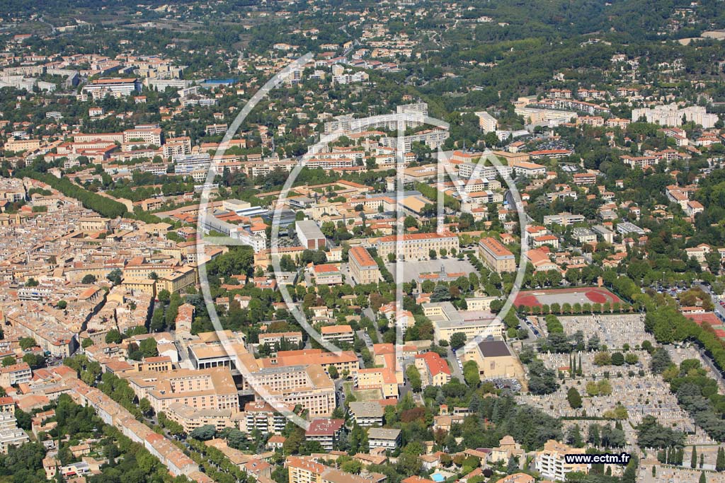 Photo arienne de Aix En Provence