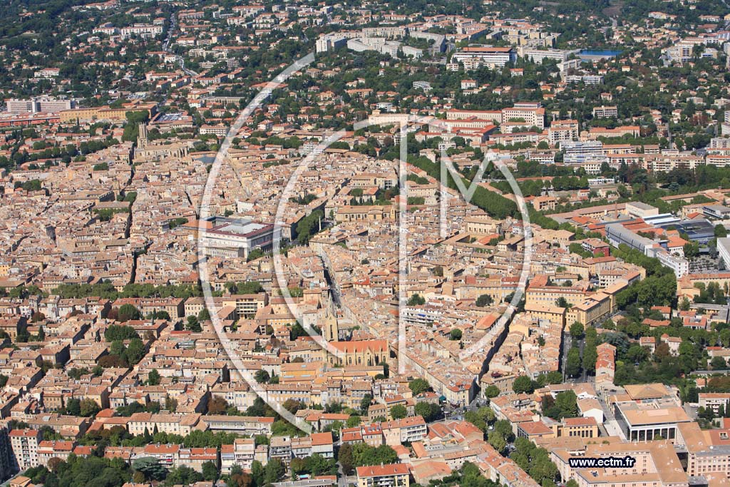 Photo arienne de Aix En Provence