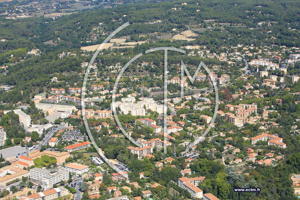 Photo arienne de Aix En Provence