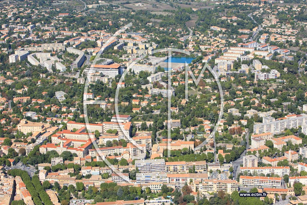 Photo arienne de Aix En Provence