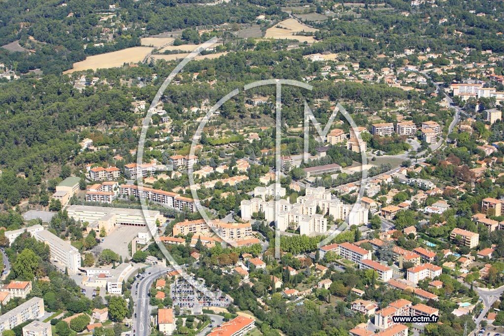 Photo arienne de Aix En Provence