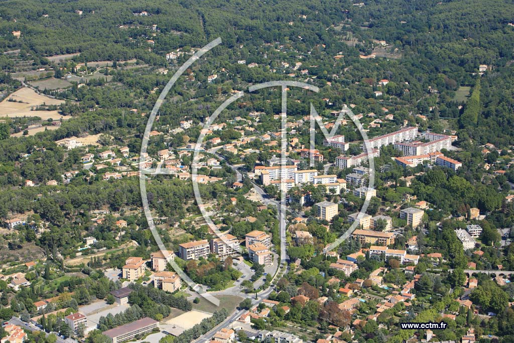 Photo arienne de Aix En Provence