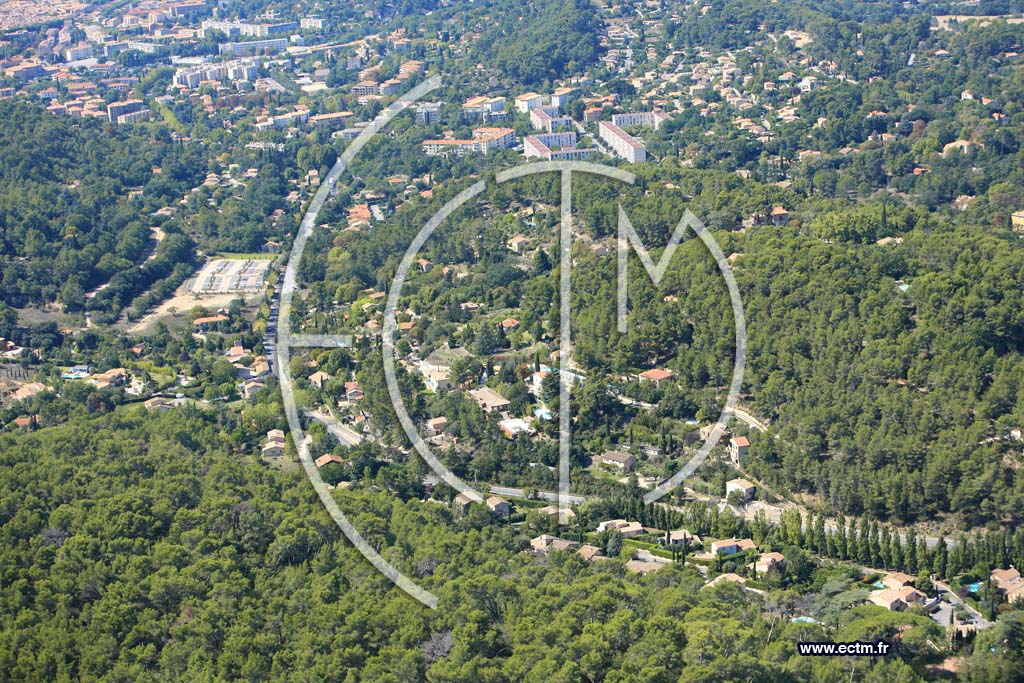 Photo arienne de Aix En Provence