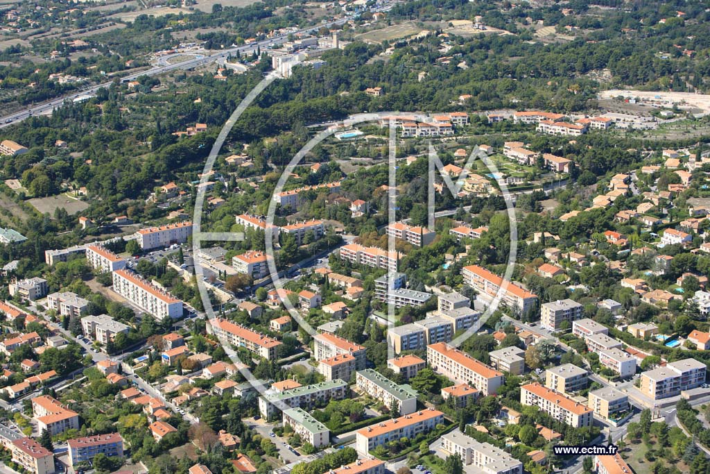 Photo arienne de Aix En Provence