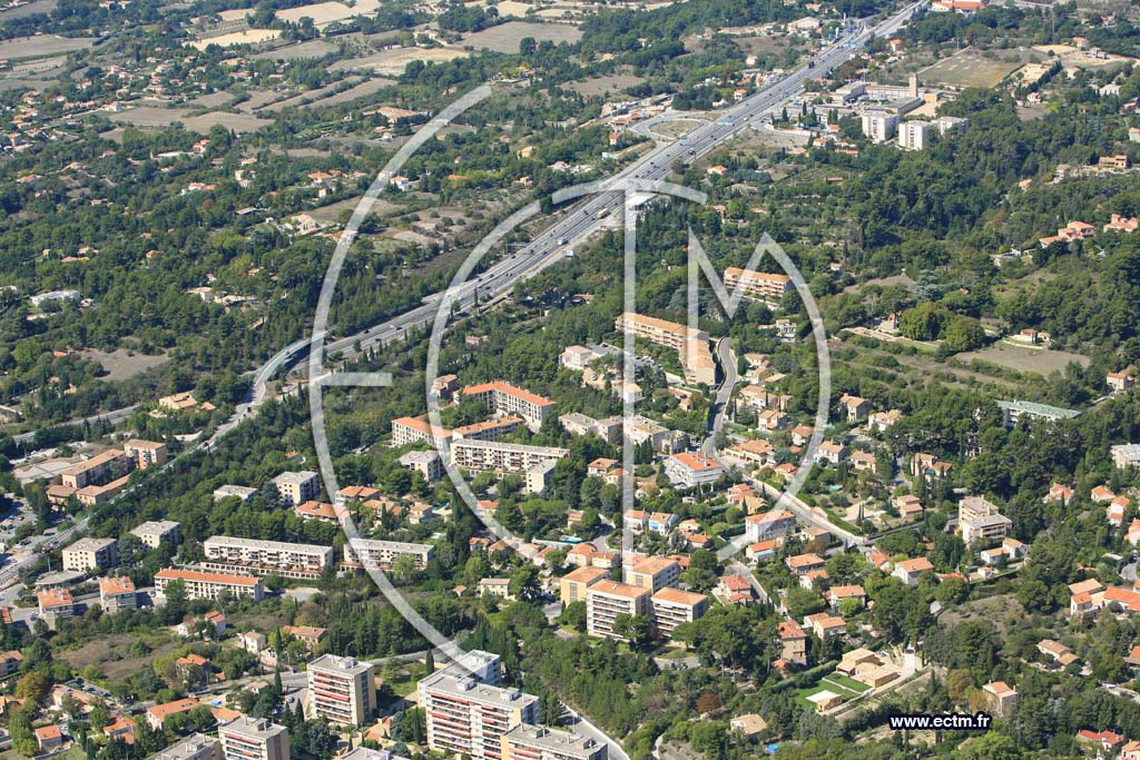 Photo arienne de Aix En Provence