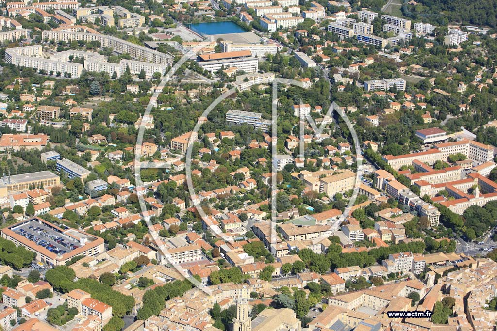Photo arienne de Aix En Provence