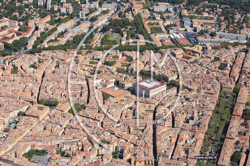 Photo arienne de Aix En Provence