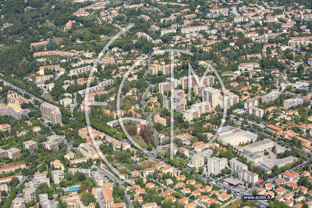 Photo arienne de Aix En Provence