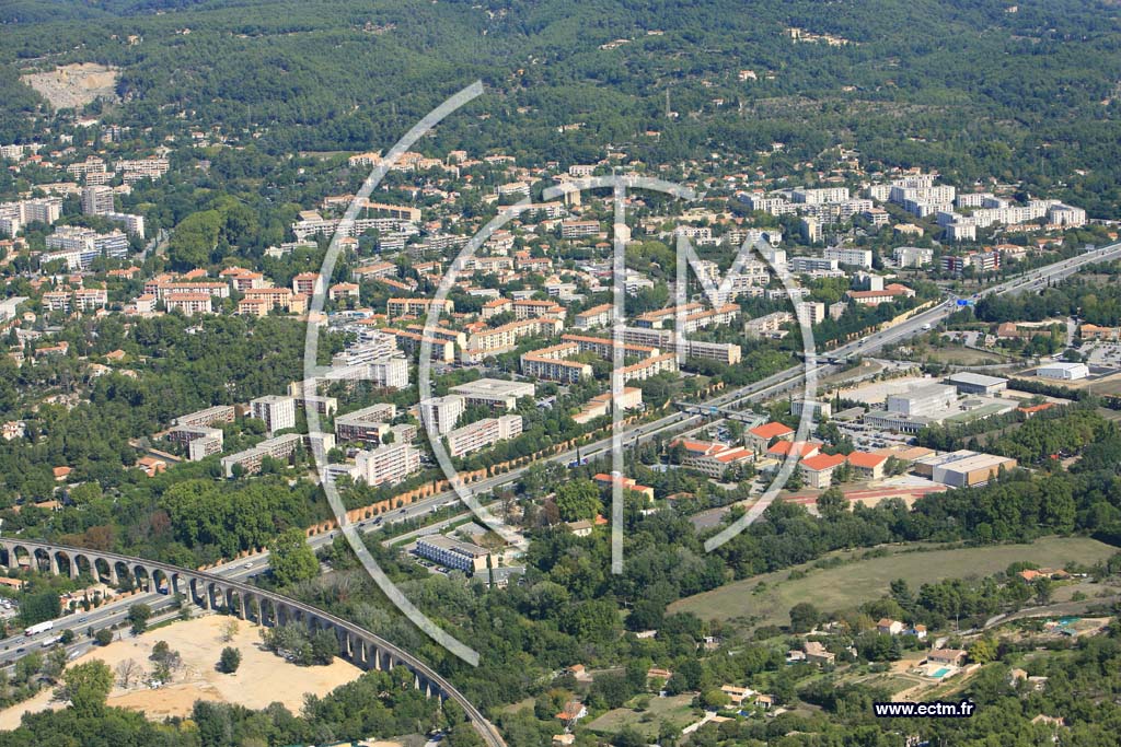 Photo arienne de Aix En Provence