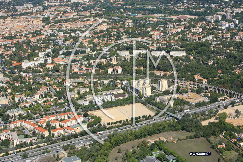 Photo arienne de Aix En Provence