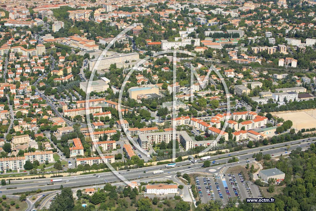 Photo arienne de Aix En Provence
