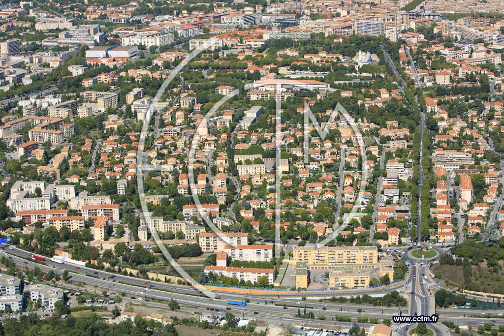 Photo arienne de Aix En Provence