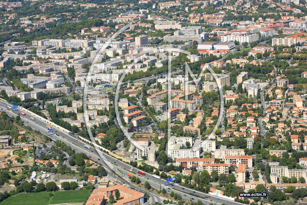 Photo arienne de Aix En Provence