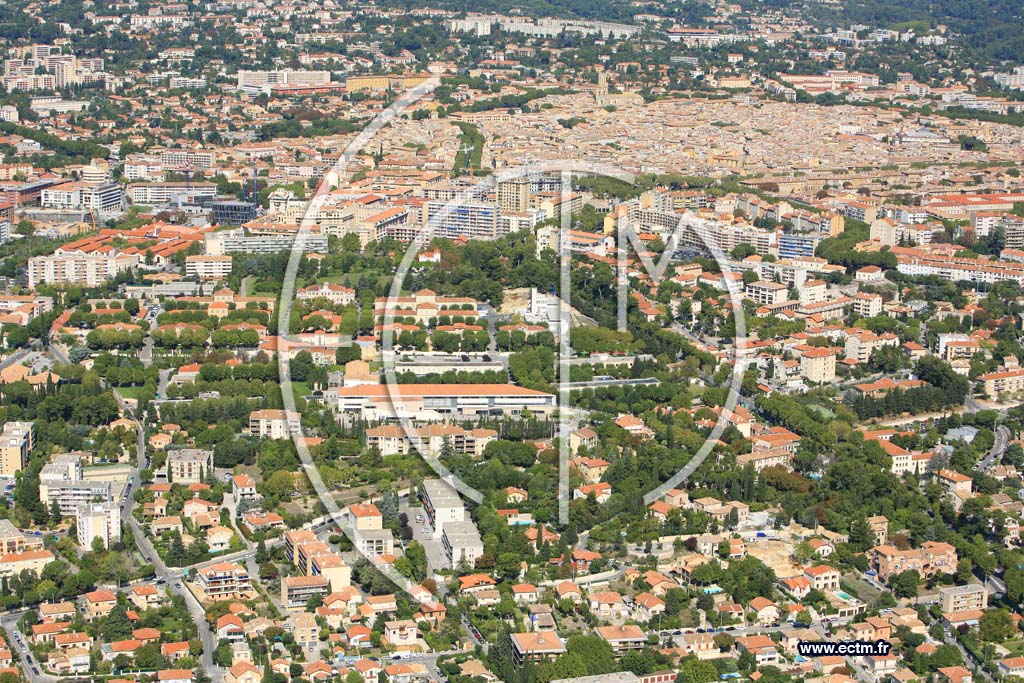Photo arienne de Aix En Provence