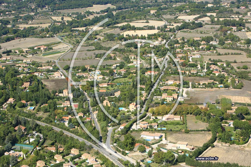 Photo arienne de Aix En Provence