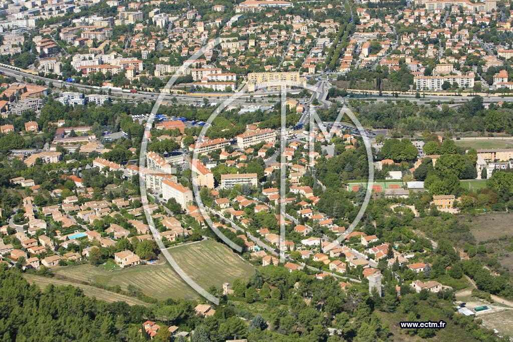 Photo arienne de Aix En Provence