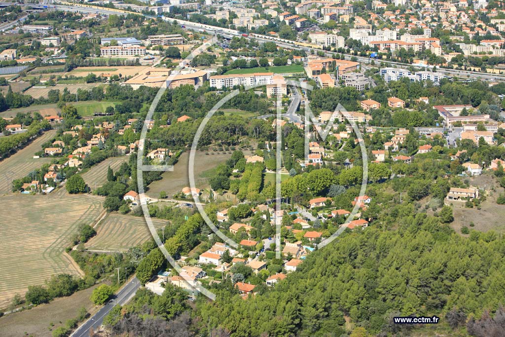 Photo arienne de Aix En Provence