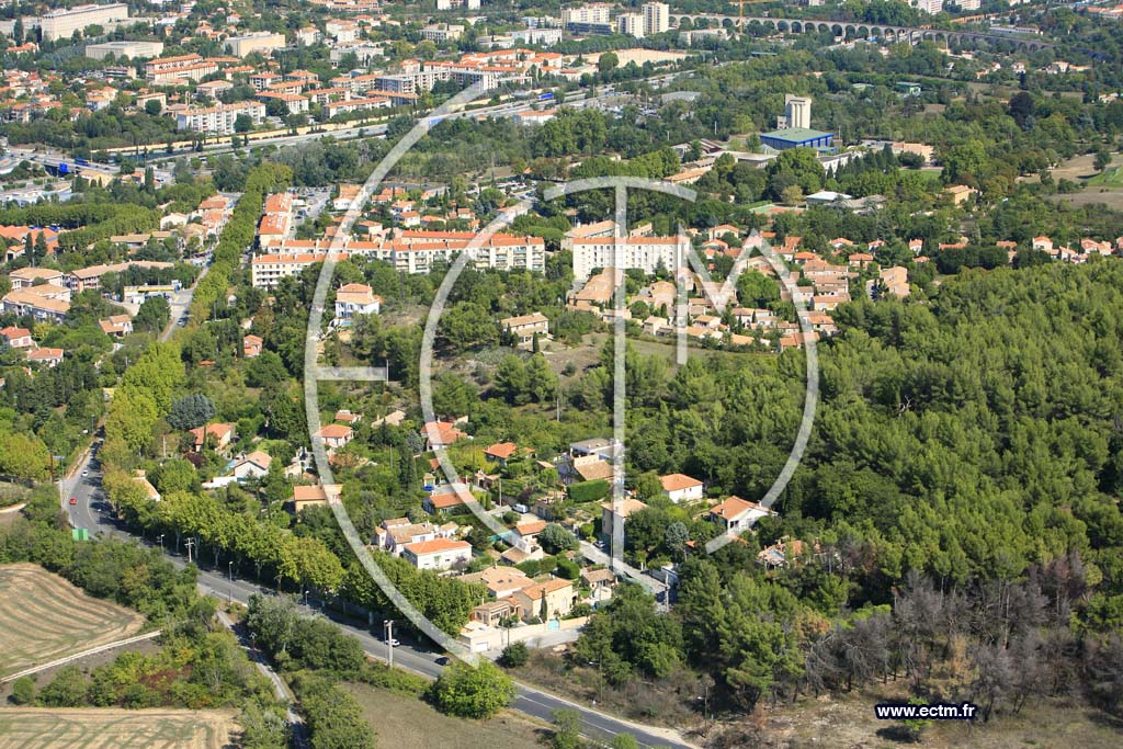 Photo arienne de Aix En Provence