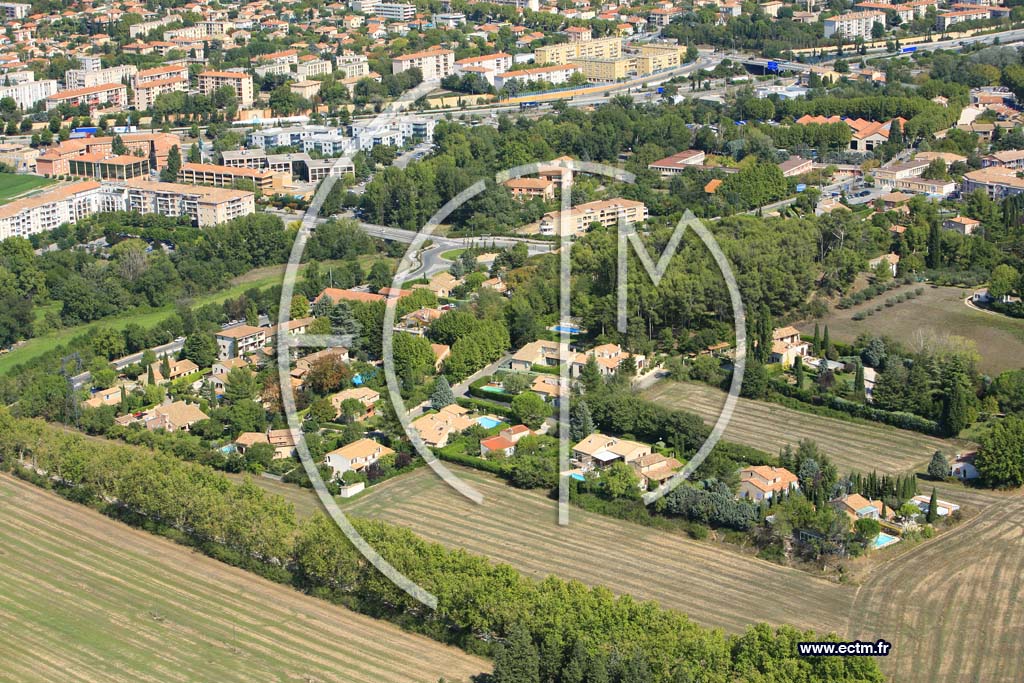 Photo arienne de Aix En Provence
