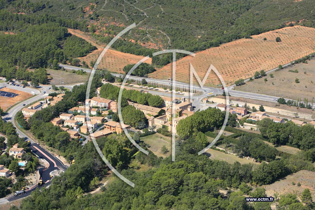 Photo arienne de Chateauneuf Le Rouge
