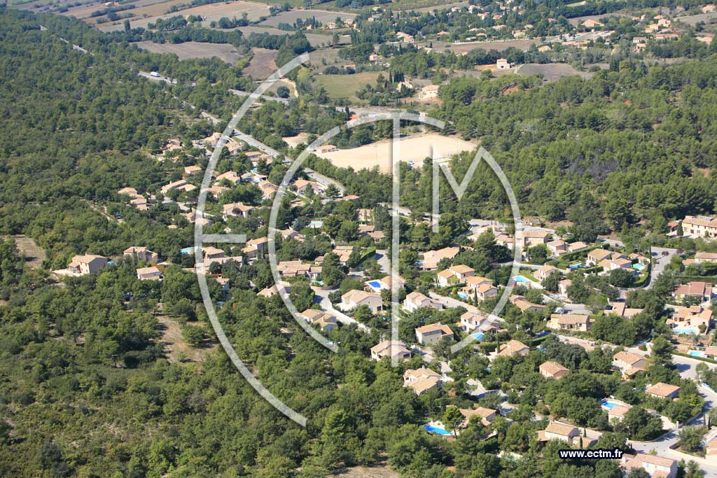 Photo arienne de Chateauneuf Le Rouge