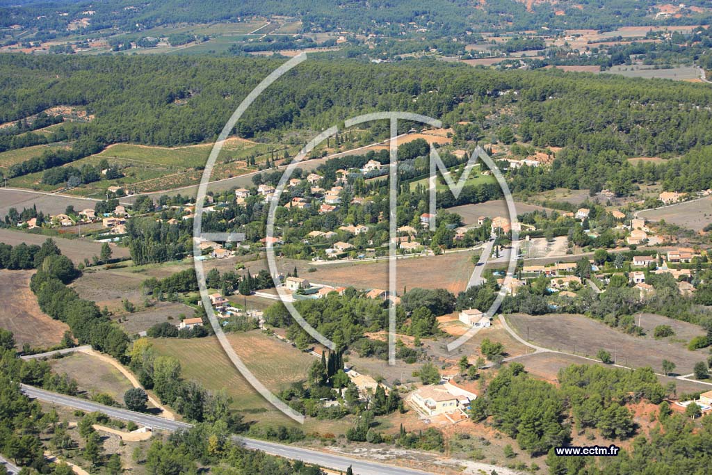 Photo arienne de Chateauneuf Le Rouge