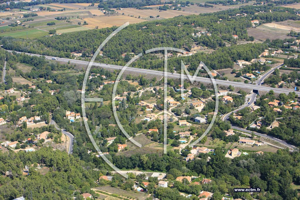 Photo arienne de Fuveau