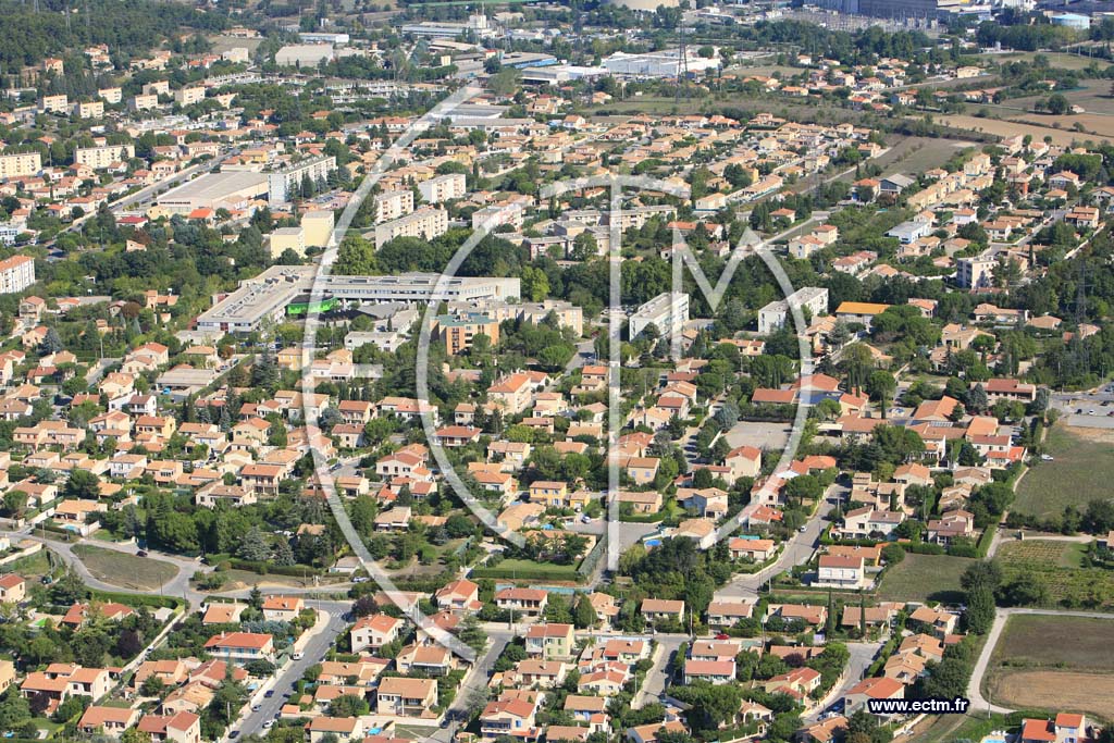 Photo arienne de Gardanne