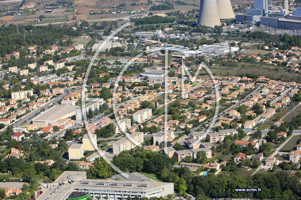 Photo arienne de Gardanne