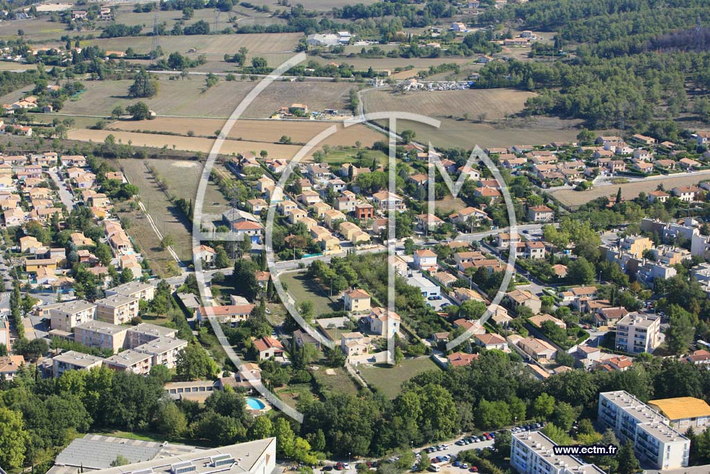 Photo arienne de Gardanne