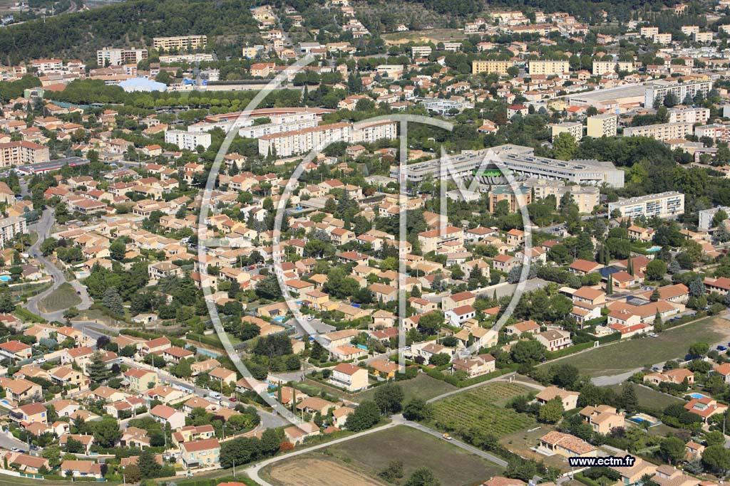 Photo arienne de Gardanne