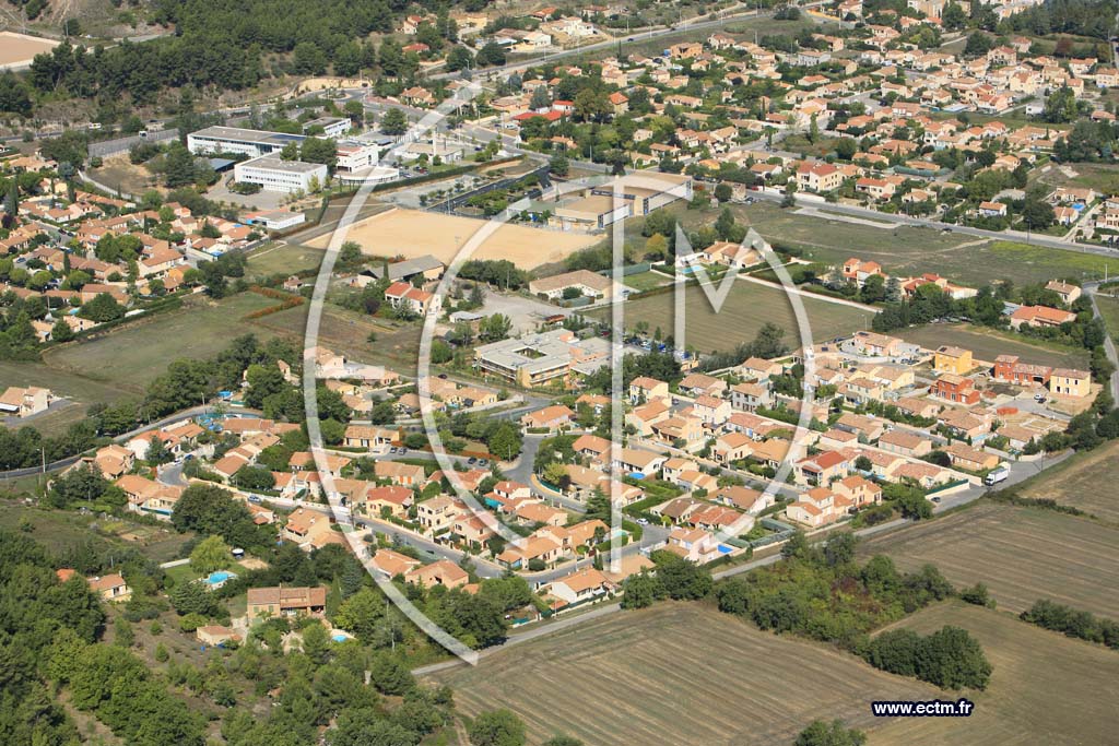 Photo arienne de Gardanne