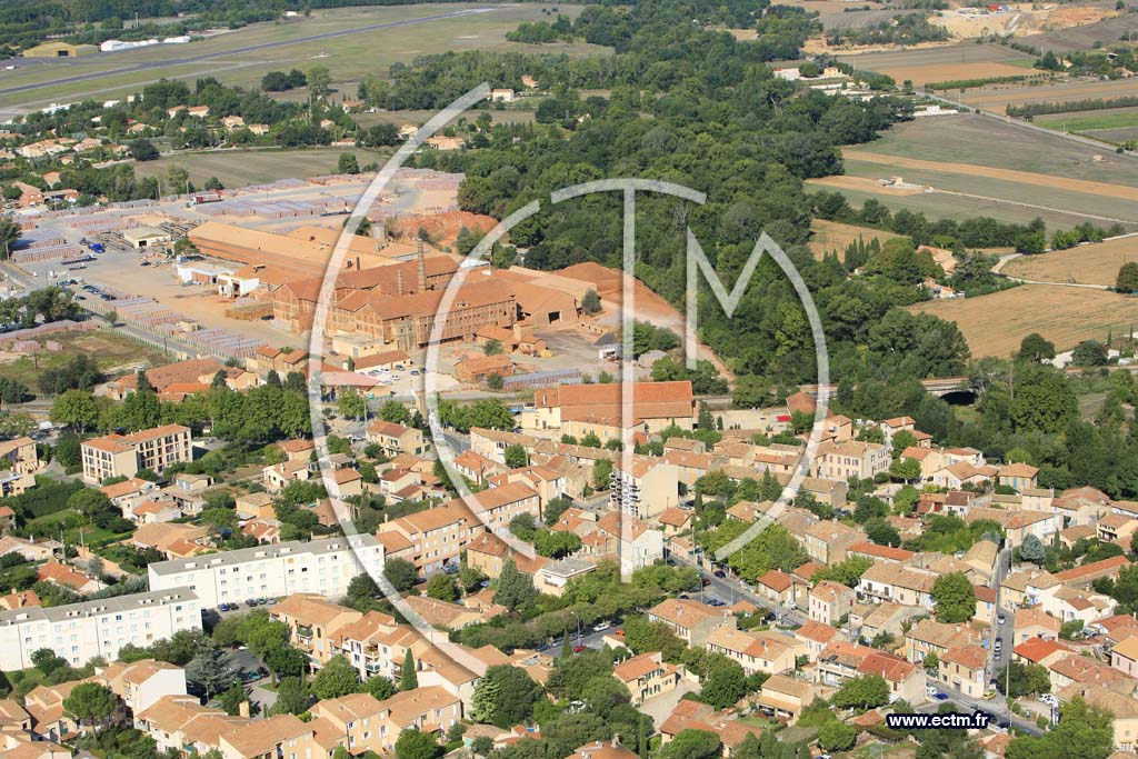 Photo arienne de Les milles