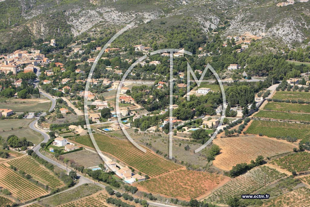 Photo arienne de Puyloubier