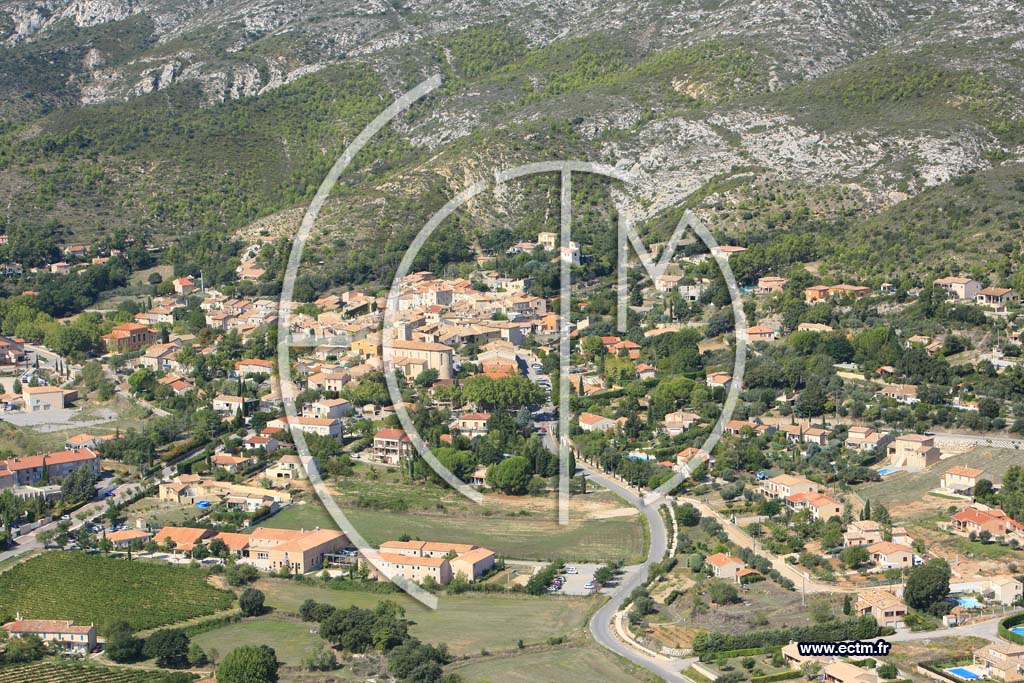 Photo arienne de Puyloubier