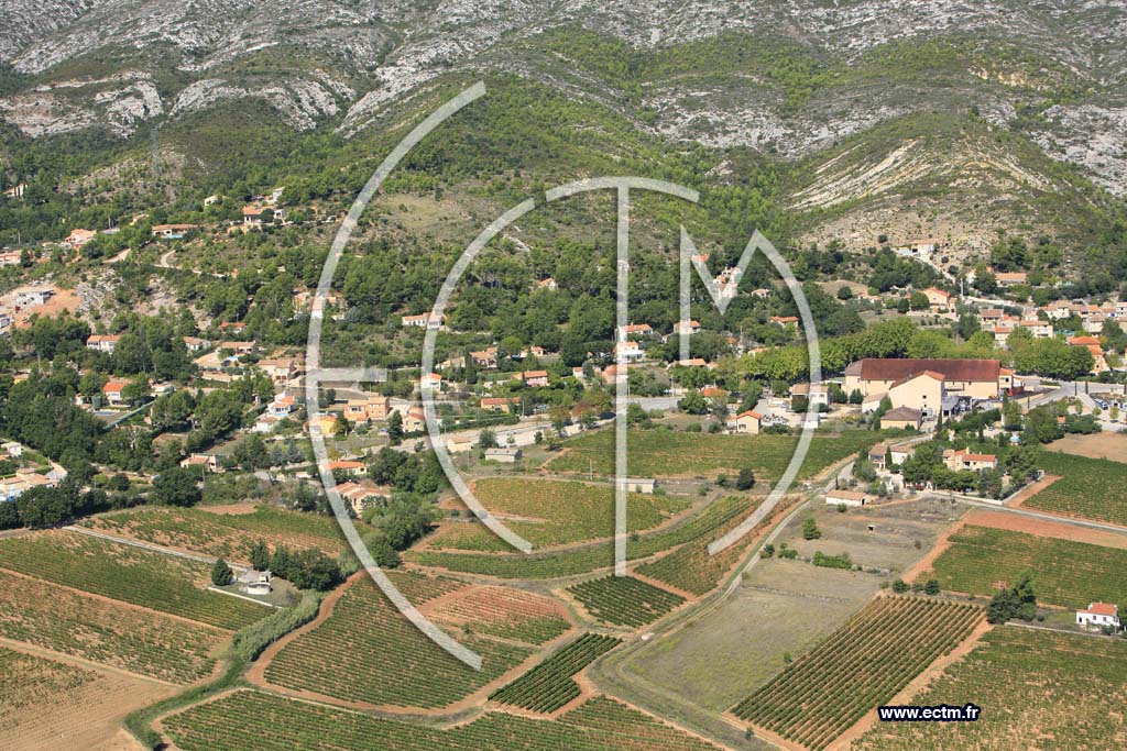 Photo arienne de Puyloubier