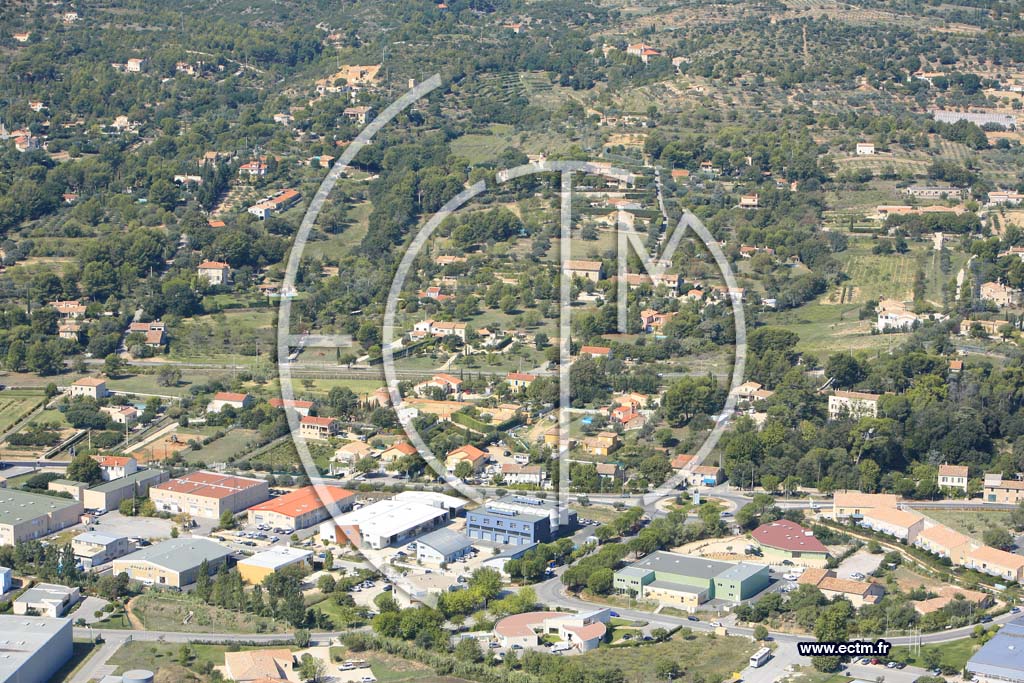 Photo arienne de Aubagne