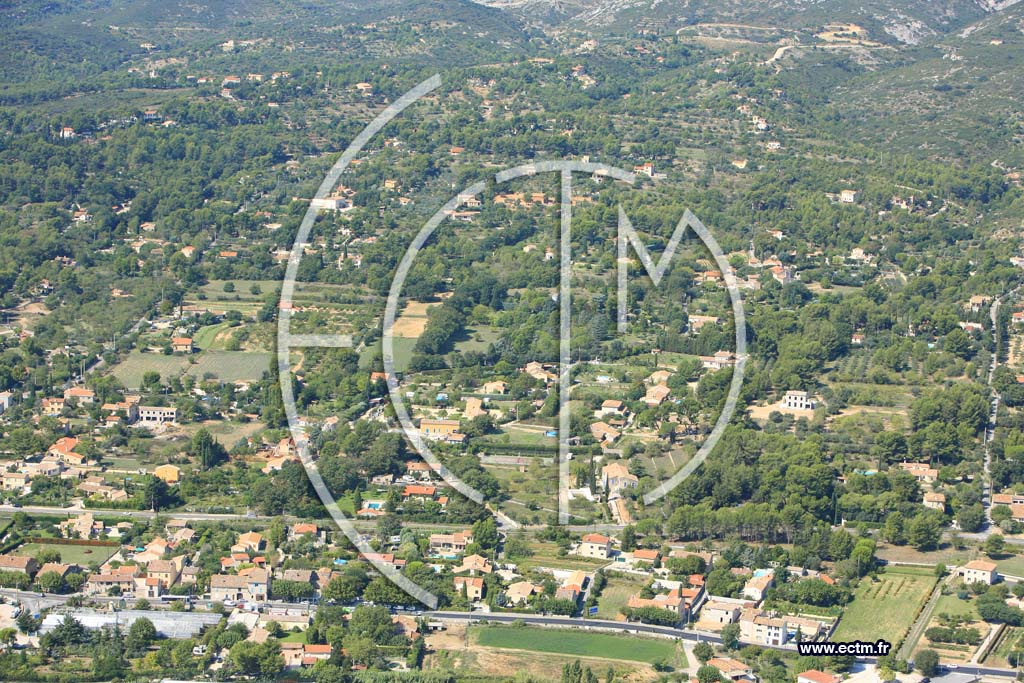 Photo arienne de Aubagne