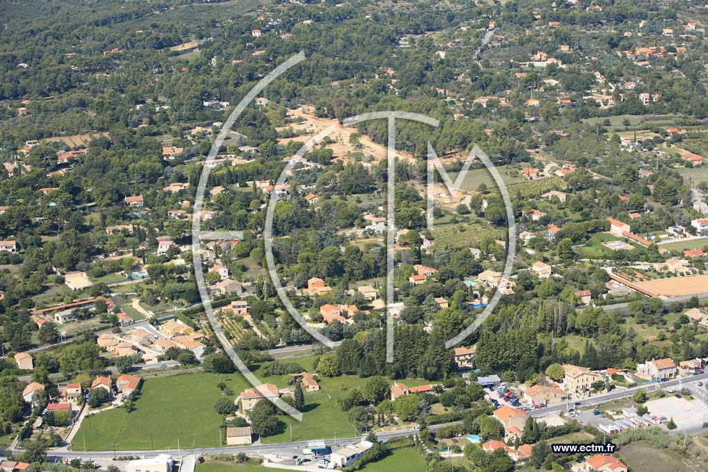 Photo arienne de Aubagne