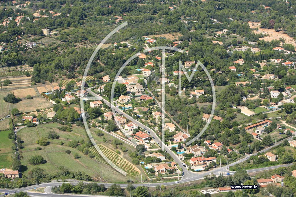 Photo arienne de Aubagne