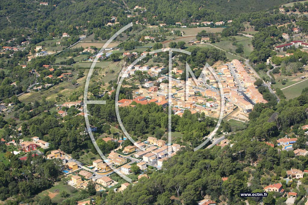Photo arienne de Aubagne