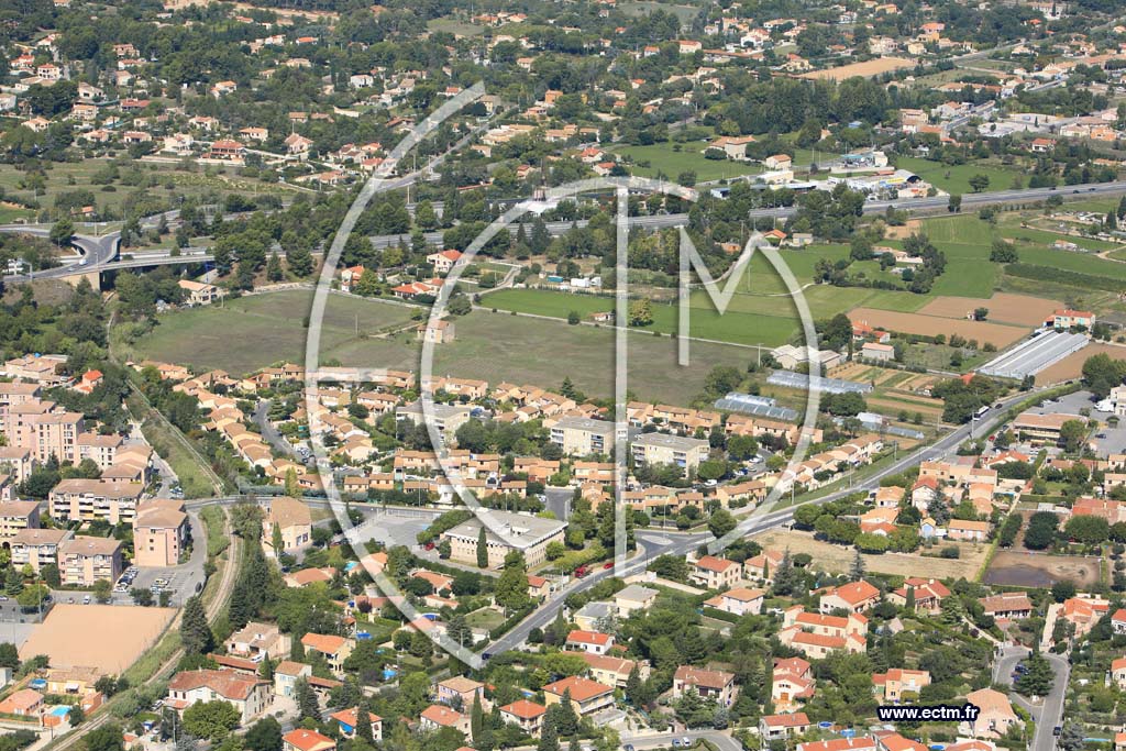 Photo arienne de Aubagne