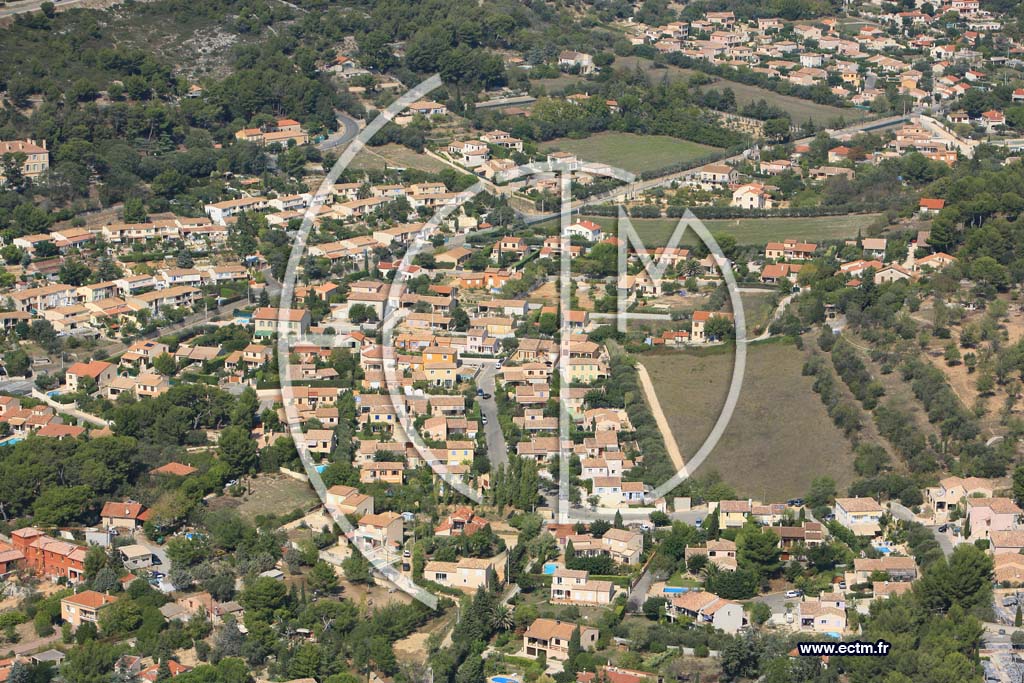 Photo arienne de Chateau Gombert