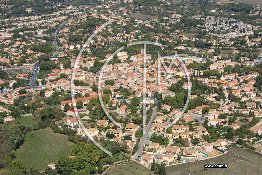 Photo arienne de Chateau Gombert