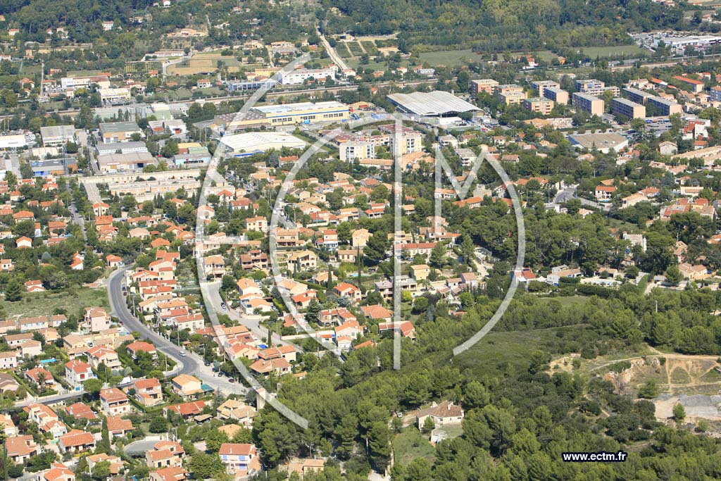 Photo arienne de La Penne Sur Huveaune
