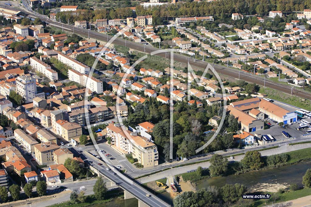 Photo arienne de Carcassonne