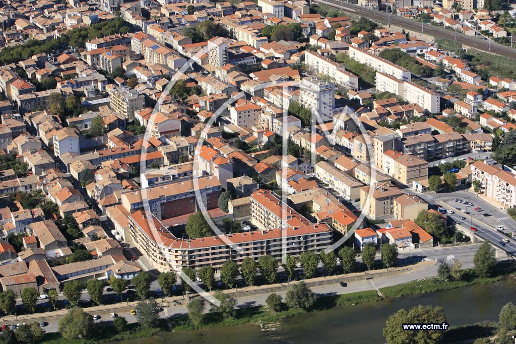 Photo arienne de Carcassonne