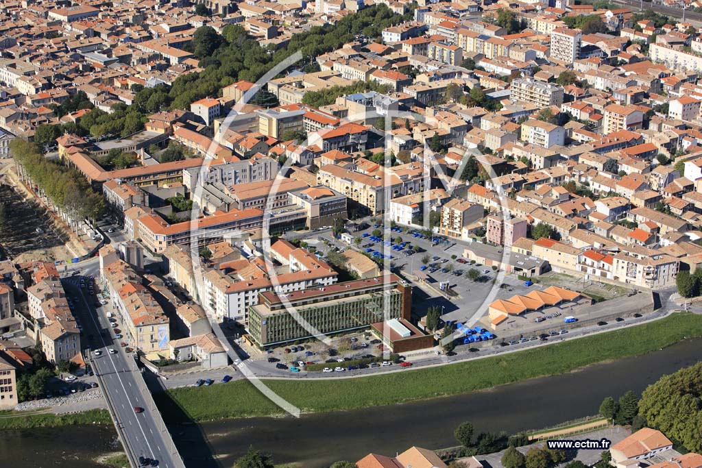 Photo arienne de Carcassonne