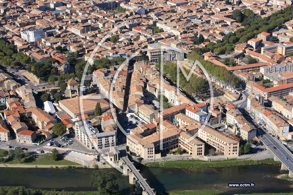 Photo arienne de Carcassonne