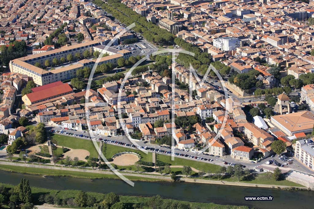 Photo arienne de Carcassonne